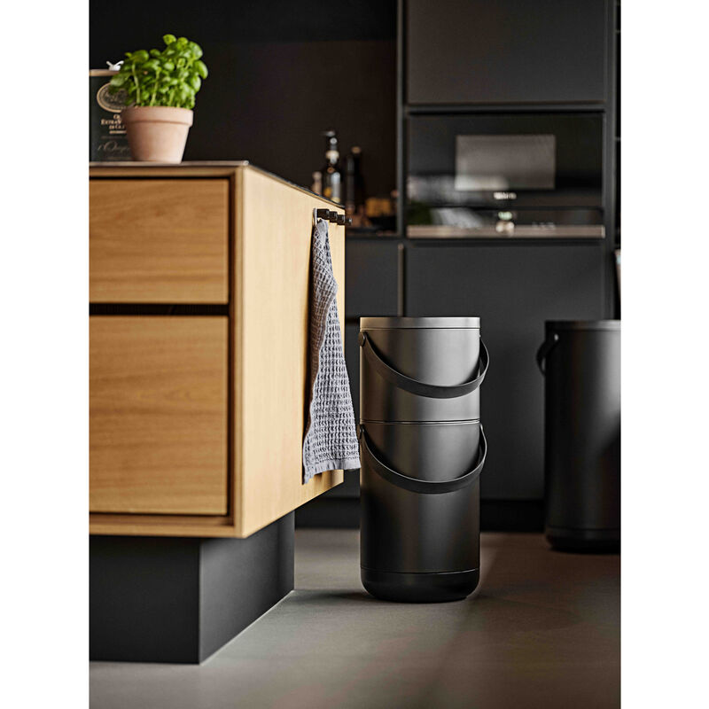 

Zone Affaldsspand 22 + 12 L i black, Circular